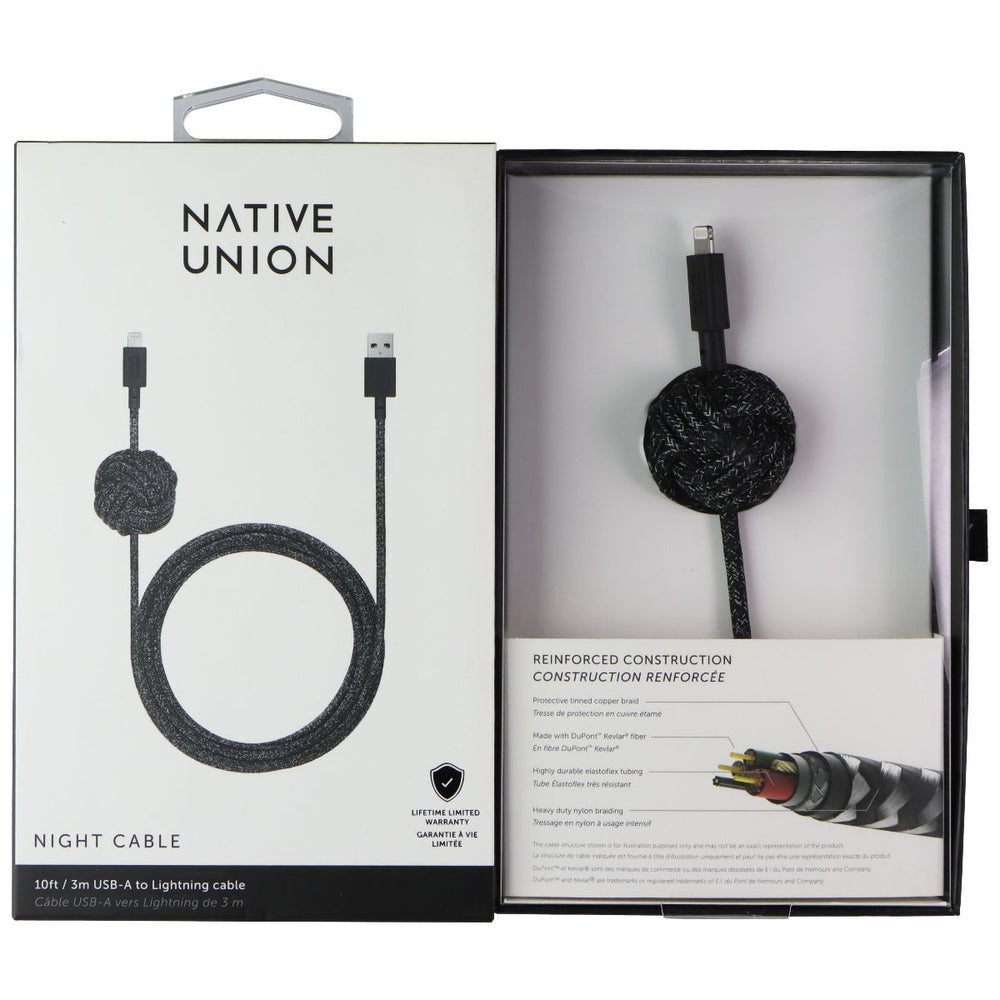 Native Union Night Cable USB-A to Lightning 8-Pin 10FT Cable - Cosmos Image 2