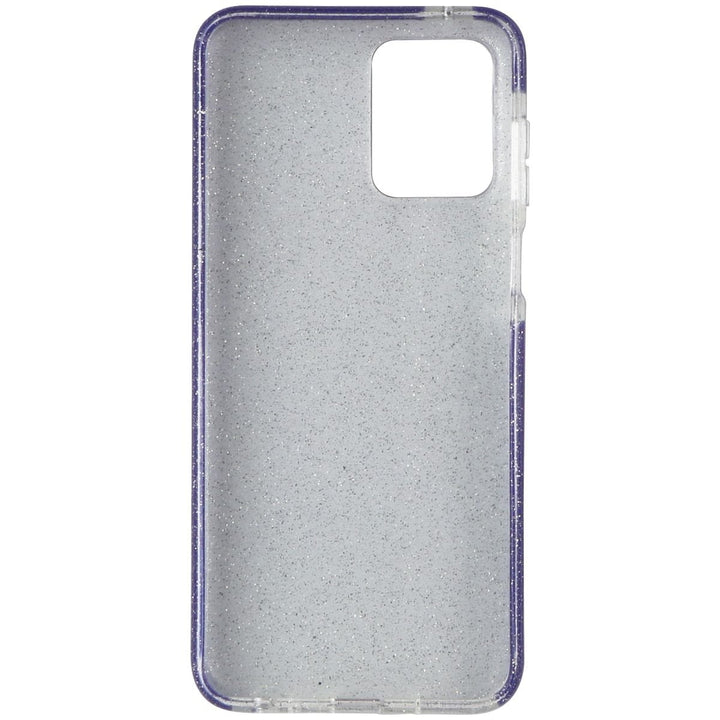 PureGear Slim Shell Designer Case for Moto G 5G (2023) - Purple/Blue Glitter Image 3