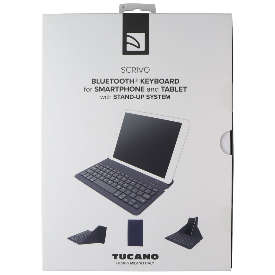 Tucano Scrivo Bluetooth Stand-Up Keyboard for Smartphones/Tablets (11-in) - Blue Image 1