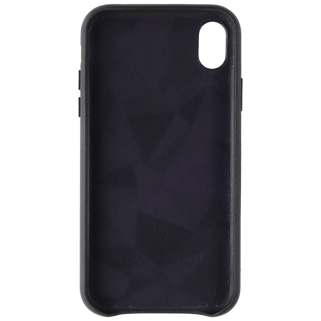 Decoded Full Grain Leather Case for Apple iPhone XR - Black Image 3