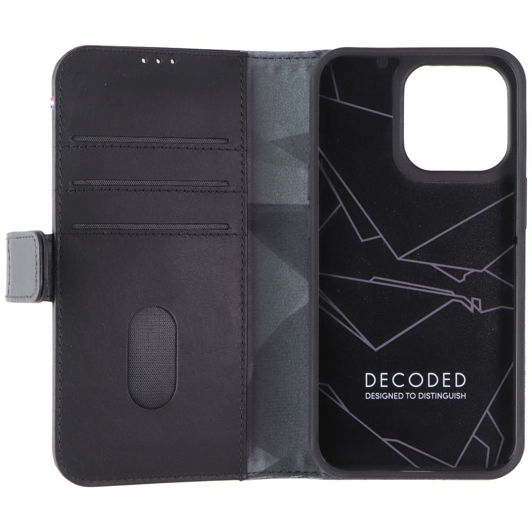 Decoded 2-in-1 Back Cover and Wallet Case for Apple iPhone 13 Pro - Black Image 3