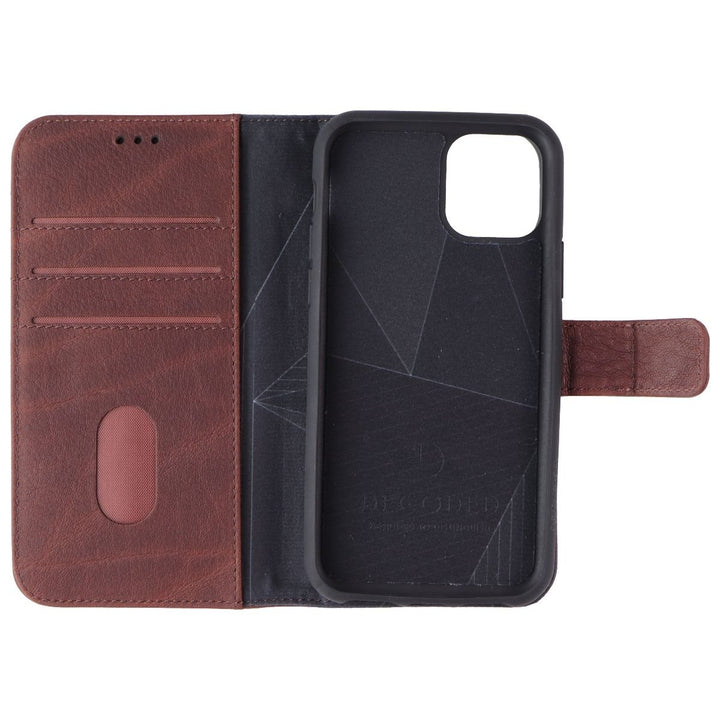 Decoded Detachable 2-in-1 Wallet Case for Apple iPhone 11 Pro - Brown Leather Image 3