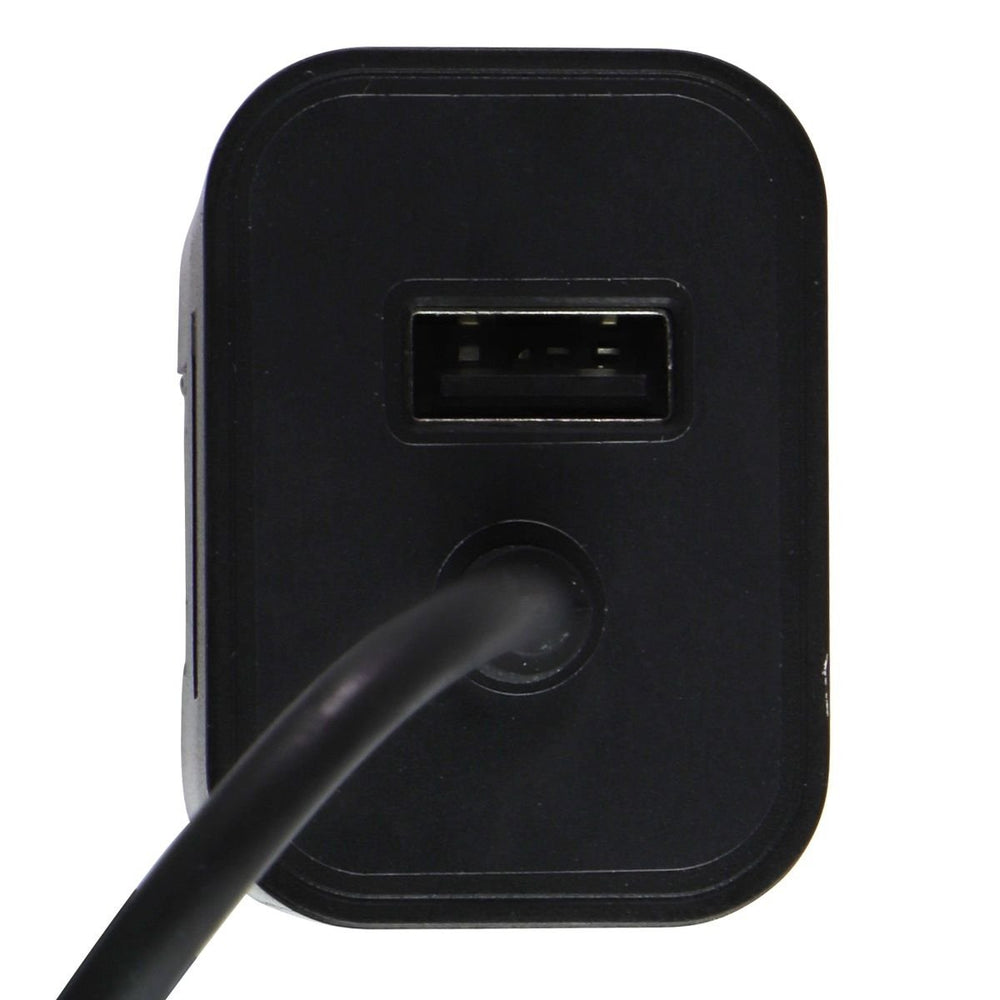 PureGear (24W) Lightning 8-Pin 5-Ft Wall Charger with Extra USB Port - Black Image 2