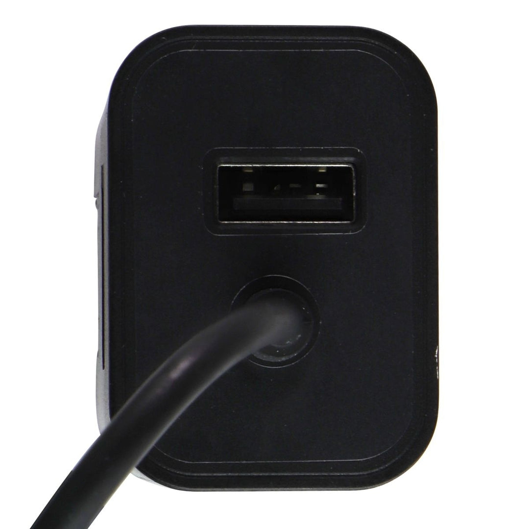 PureGear (24W) USB-C 5-Ft Wall Charger with Extra USB Port - Black Image 3