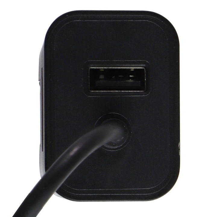 PureGear (24W) USB-C 5-Ft Wall Charger with Extra USB Port - Black Image 3