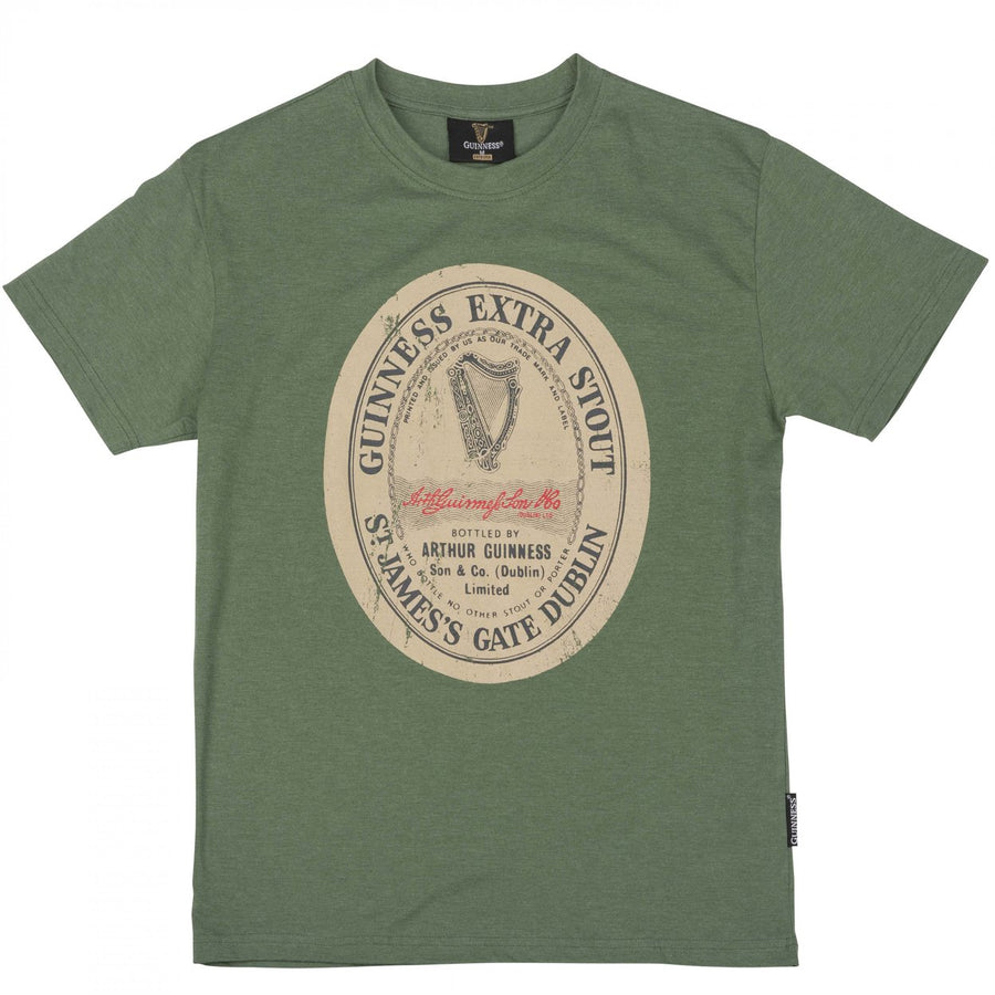 Guinness Beer Gaelic Label Shirt - Green Image 1