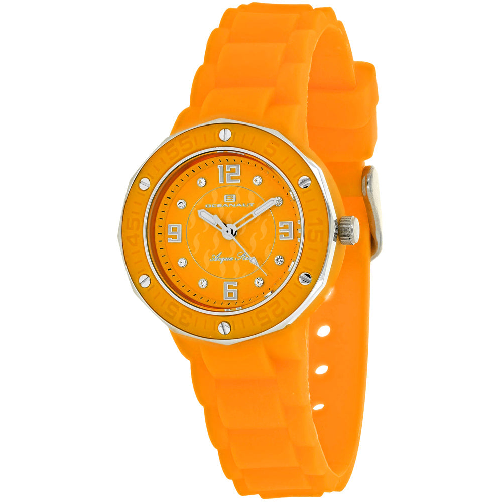 Oceanaut Womens Acqua Star Orange Dial Watch - OC0435 Image 1