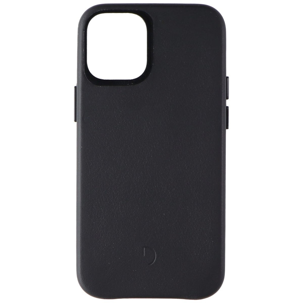 DECODED Leather Back Cover Case for Apple iPhone 12 Mini - Black Image 2