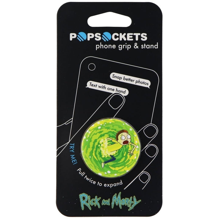 PopSockets Collapsible Grip for Phones and Tablets - Rick and Morty / Morty Green Image 2