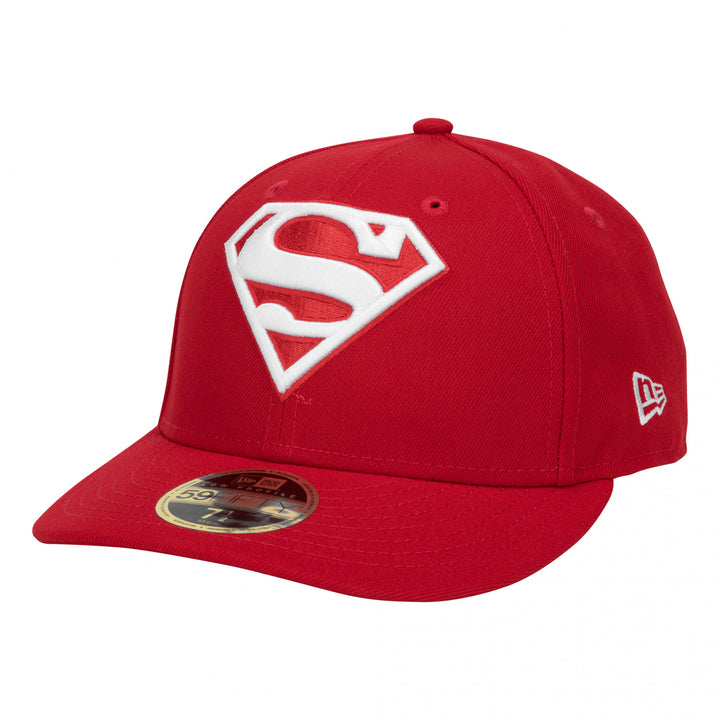 Superman Low Profile Red Era 59Fifty Fitted Hat Image 1