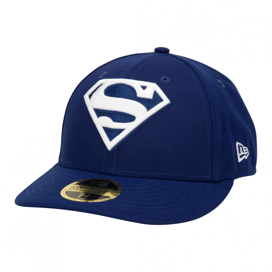 Superman Low Profile Blue Era 59Fifty Fitted Hat Image 1