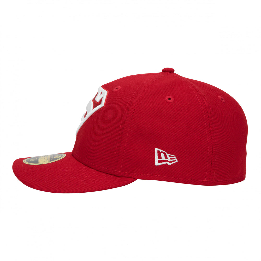 Superman Low Profile Red Era 59Fifty Fitted Hat Image 2