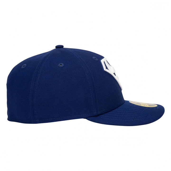 Superman Low Profile Blue Era 59Fifty Fitted Hat Image 4