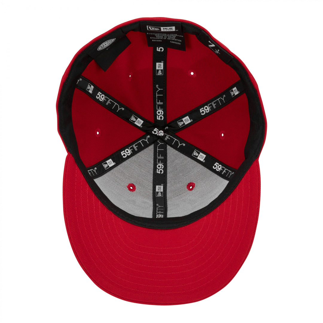 Superman Low Profile Red Era 59Fifty Fitted Hat Image 4