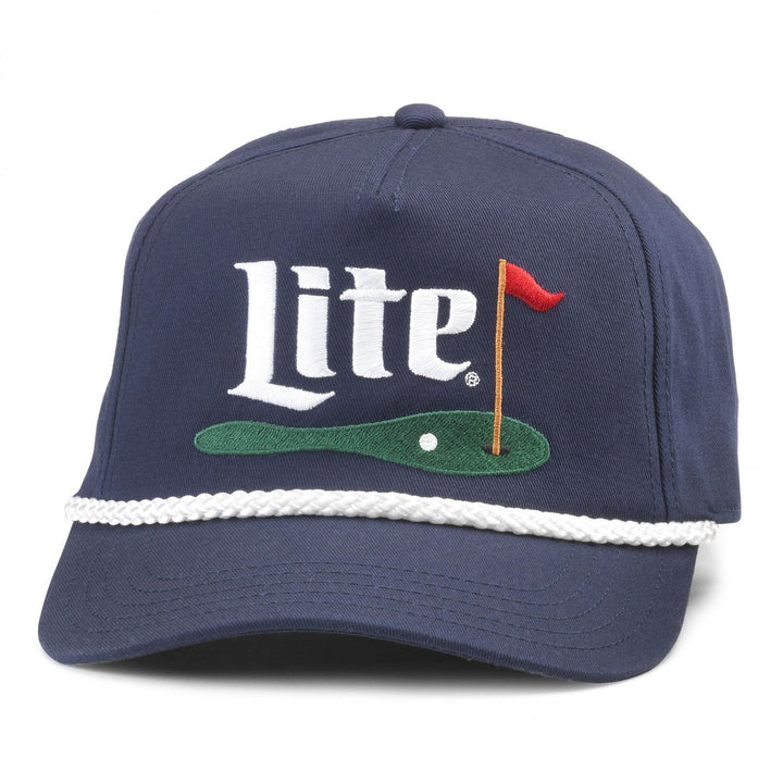 Miller Lite Golf Adjustable Rope Hat Image 1