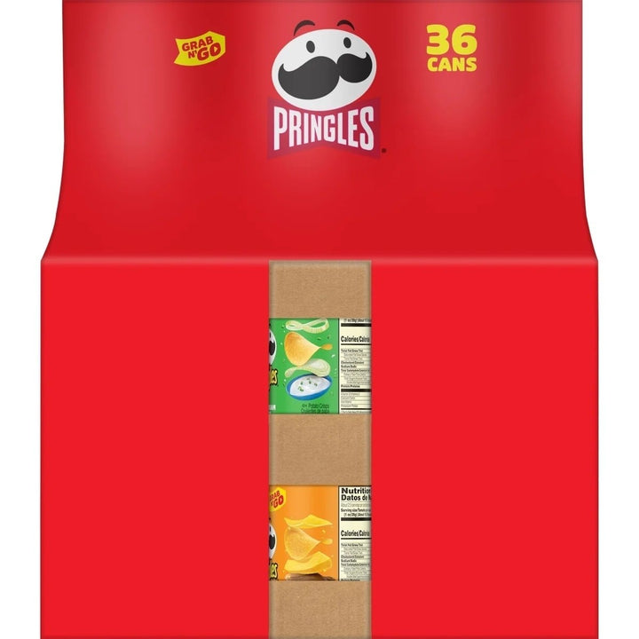 Pringles Grab and Go Potato Crisps Variety 36 Count Image 4