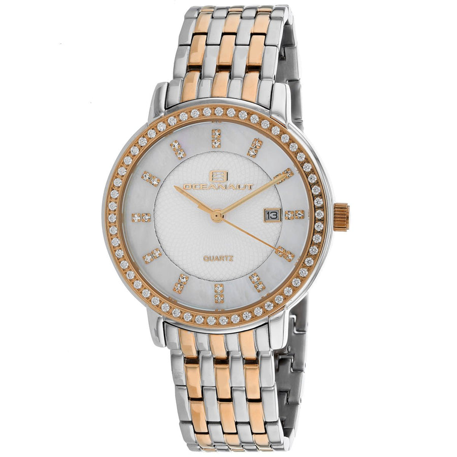 Oceanaut Womens Blossom Mother of Pearl Dial Quartz Watch OC0012 Stainless Steel Image 1