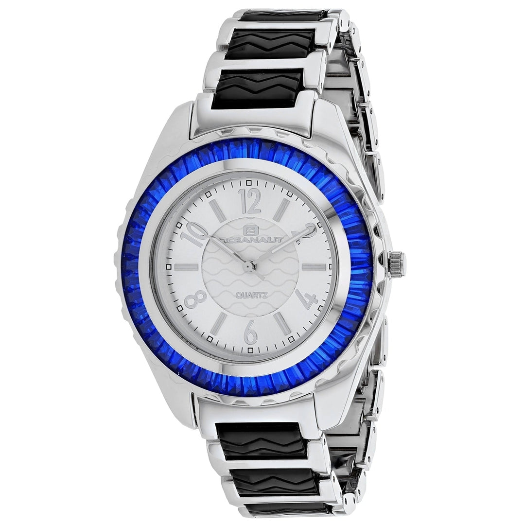 Oceanaut Womens Lucia OC0542 Silver Dial Stainless Steel Quartz Watch Image 1