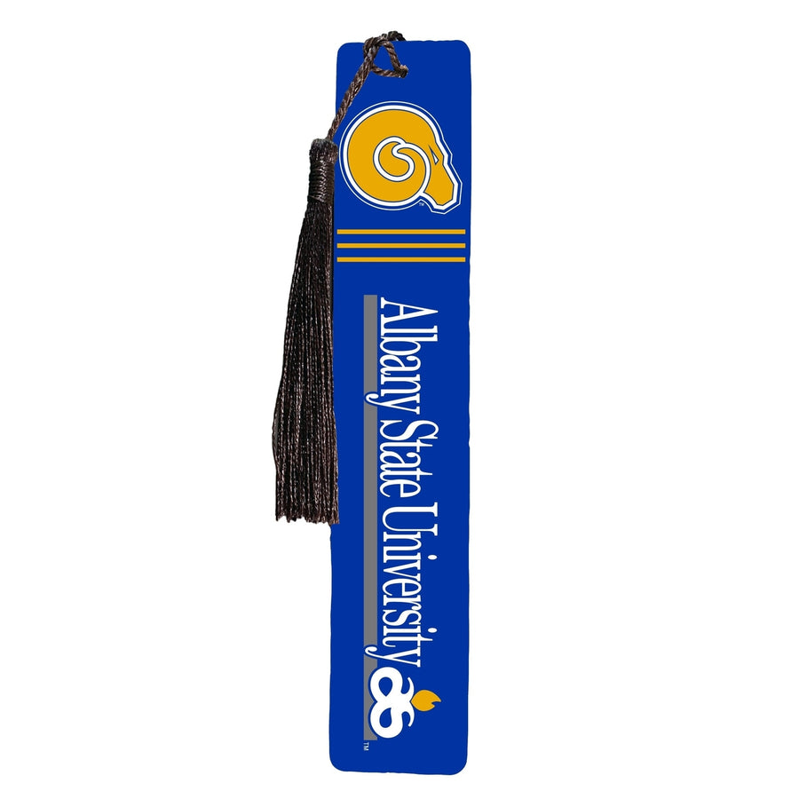 Albany State University Wooden Bookmark with Tassel Officially Licensed Collegiate Product Image 1