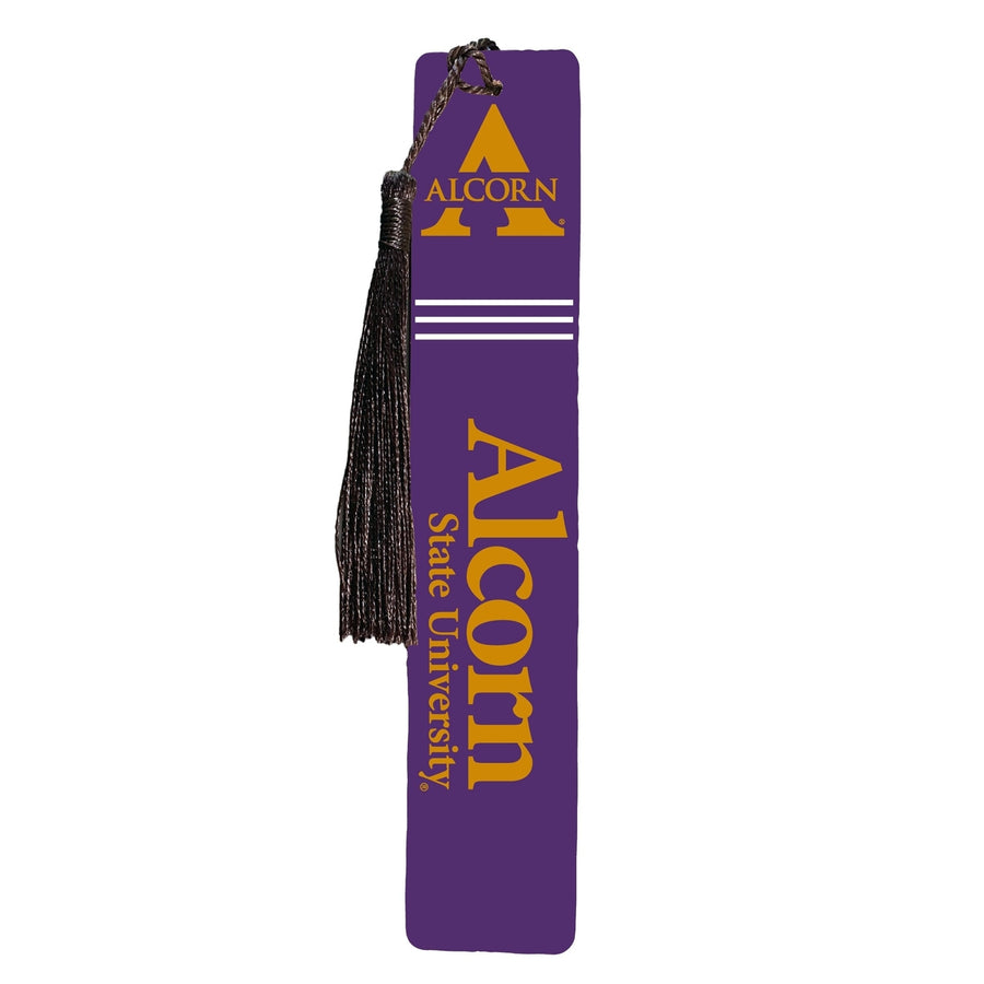 Alcorn State Braves Wooden Bookmark with Tassel Officially Licensed Collegiate Product Image 1