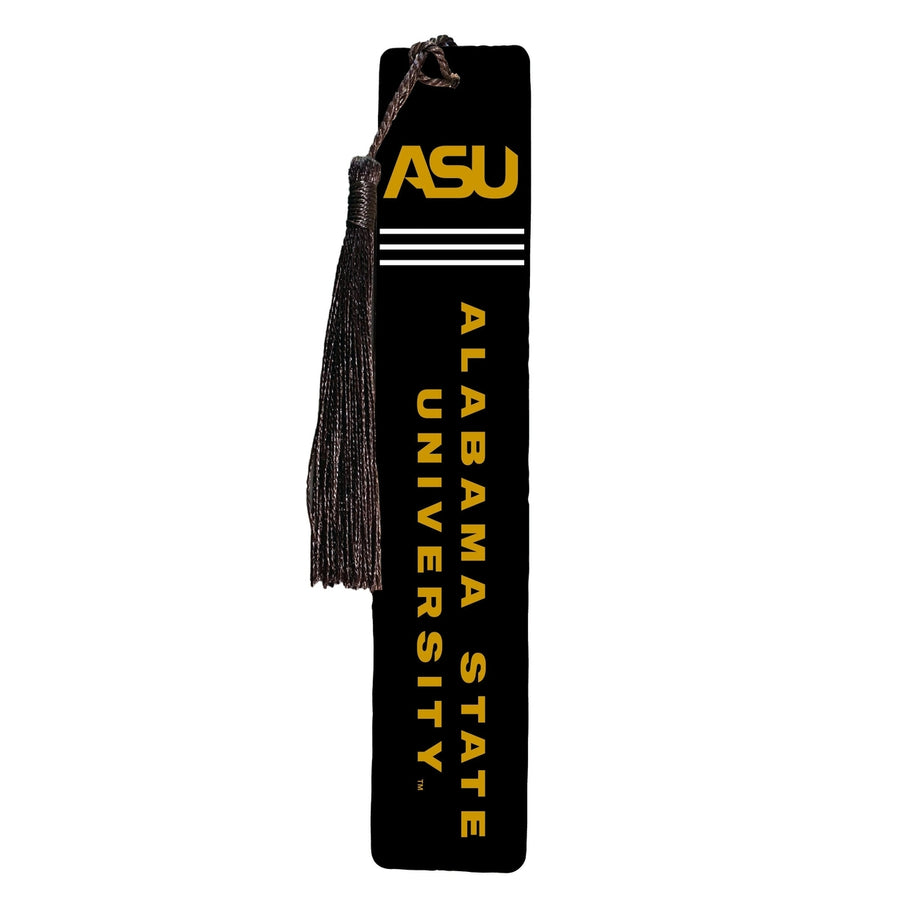 Alabama State University Wooden Bookmark with Tassel Officially Licensed Collegiate Product Image 1