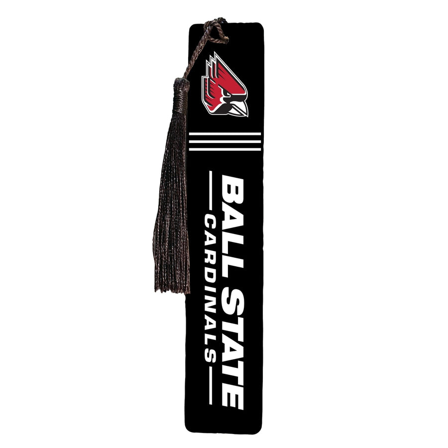 Ball State University Wooden Bookmark with Tassel Officially Licensed Collegiate Product Image 1