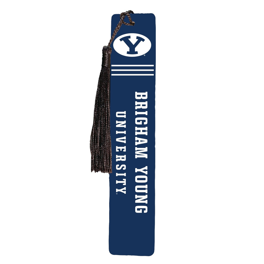 Brigham Young Cougars Wooden Bookmark with Tassel Officially Licensed Collegiate Product Image 1