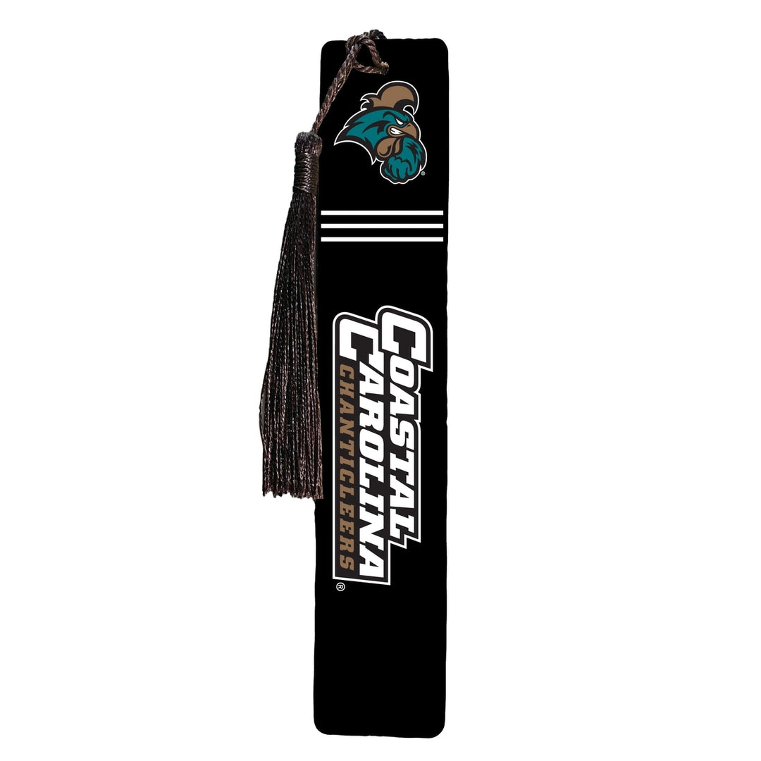 Coastal Carolina University Wooden Bookmark with Tassel Officially Licensed Collegiate Product Image 1