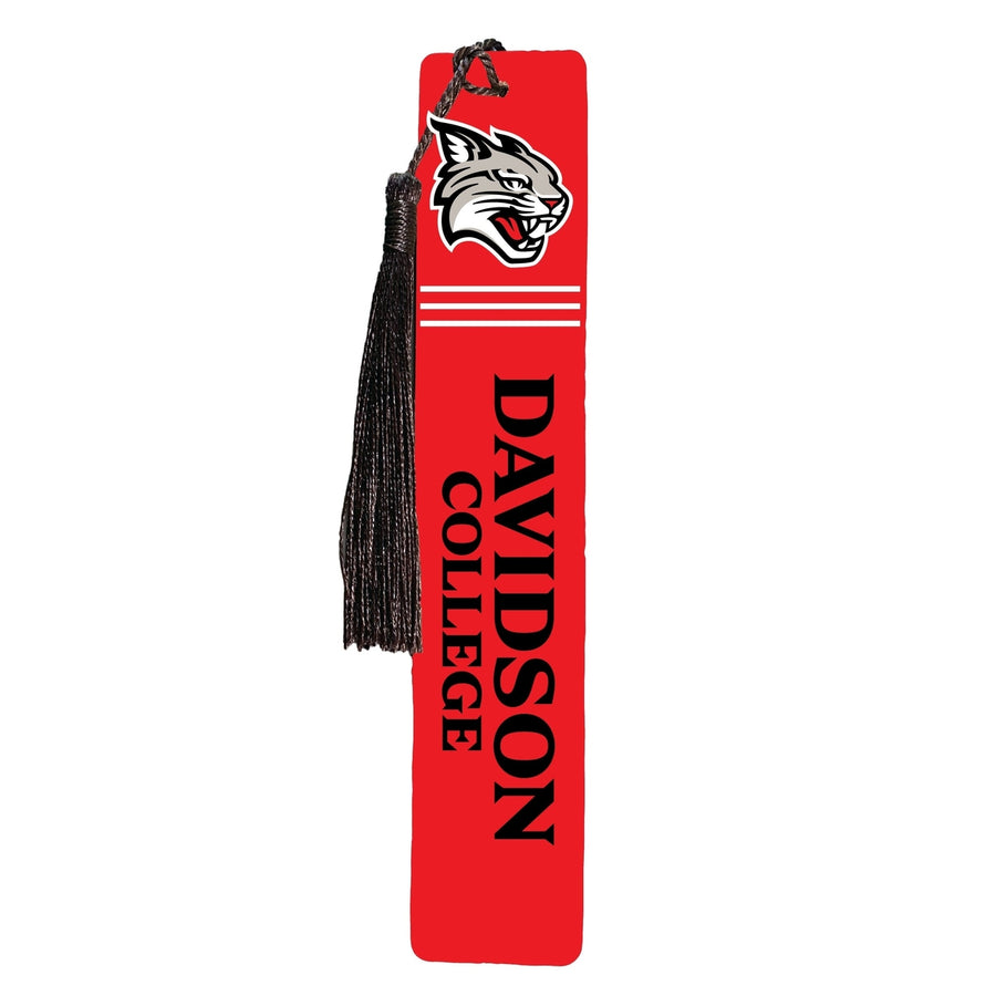 Davidson College Wooden Bookmark with Tassel Officially Licensed Collegiate Product Image 1