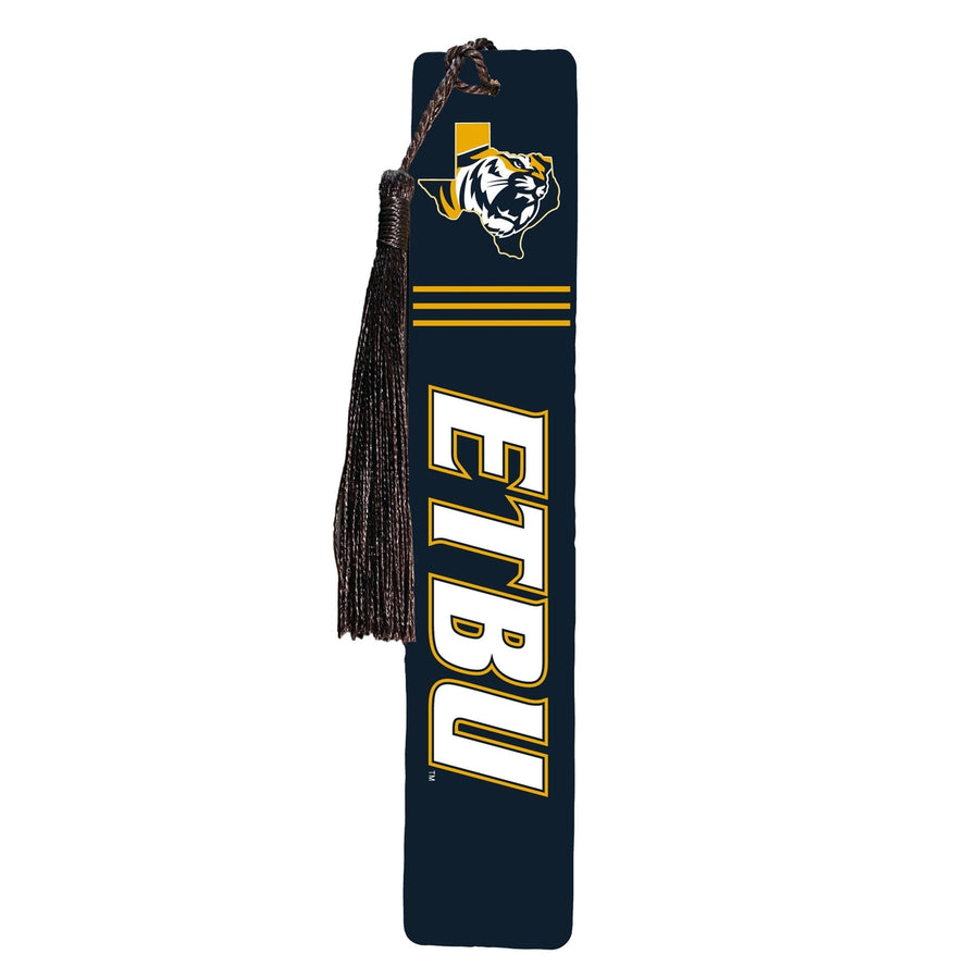 East Texas Baptist University Wooden Bookmark with Tassel Officially Licensed Collegiate Product Image 1