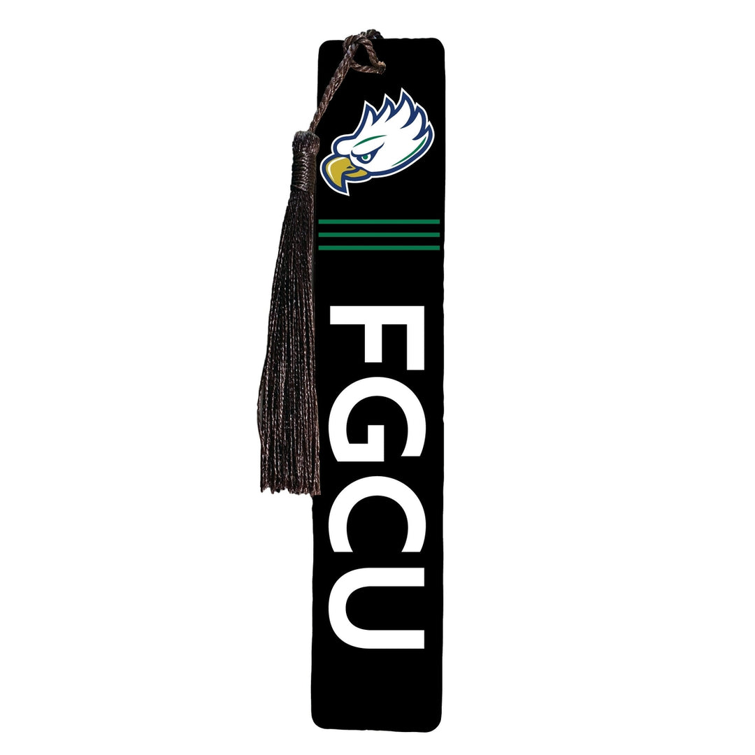 Florida Gulf Coast Eagles Wooden Bookmark with Tassel Officially Licensed Collegiate Product Image 1