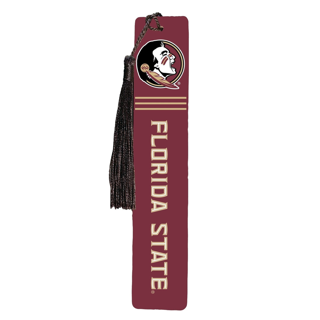 Florida State Seminoles Wooden Bookmark with Tassel Officially Licensed Collegiate Product Image 1