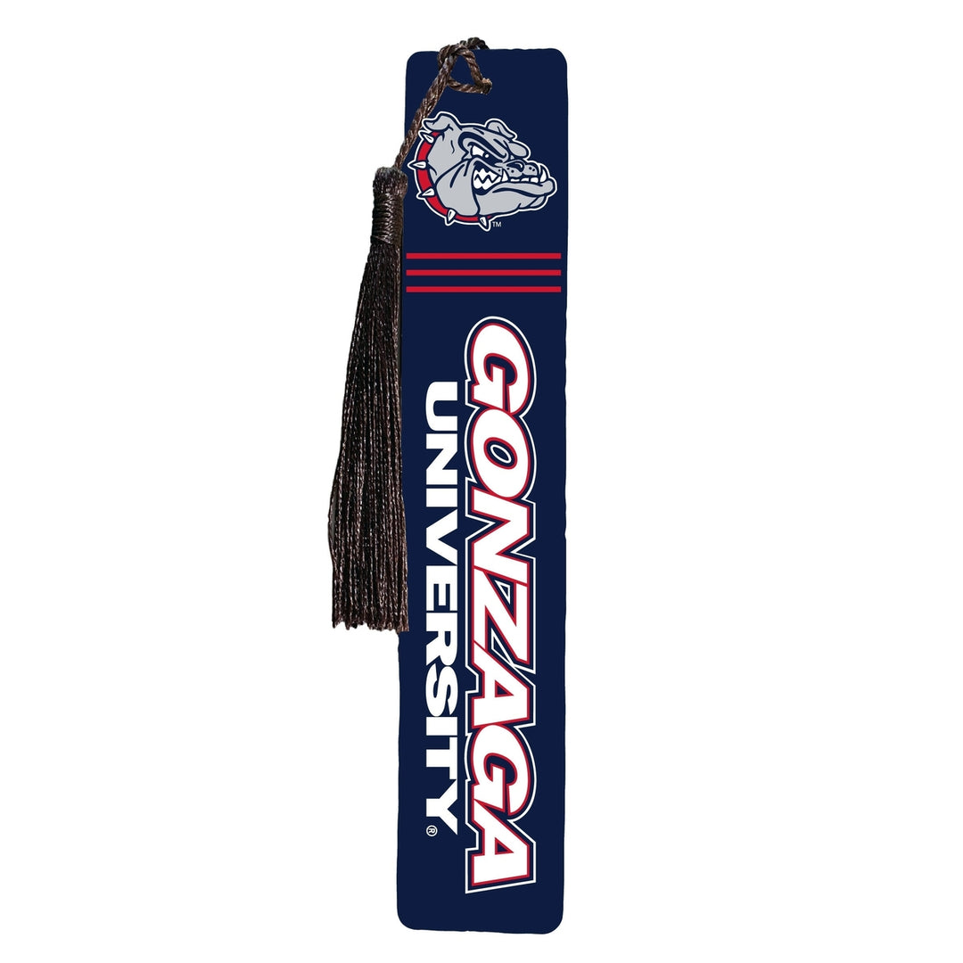 Gonzaga Bulldogs Wooden Bookmark with Tassel Officially Licensed Collegiate Product Image 1