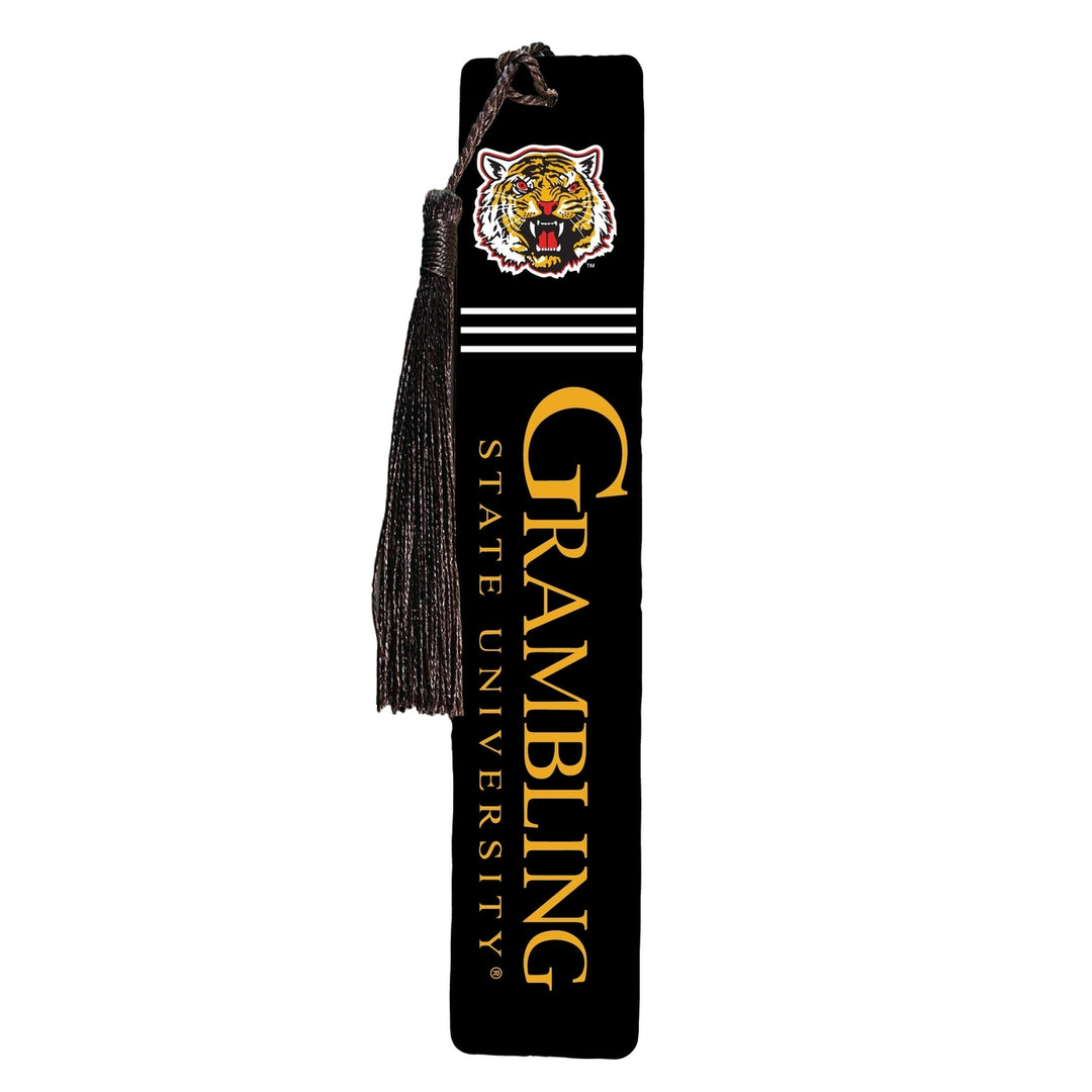 Grambling State Tigers Wooden Bookmark with Tassel Officially Licensed Collegiate Product Image 1