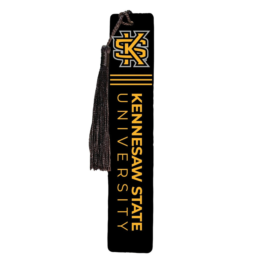 Kennesaw State University Wooden Bookmark with Tassel Officially Licensed Collegiate Product Image 1