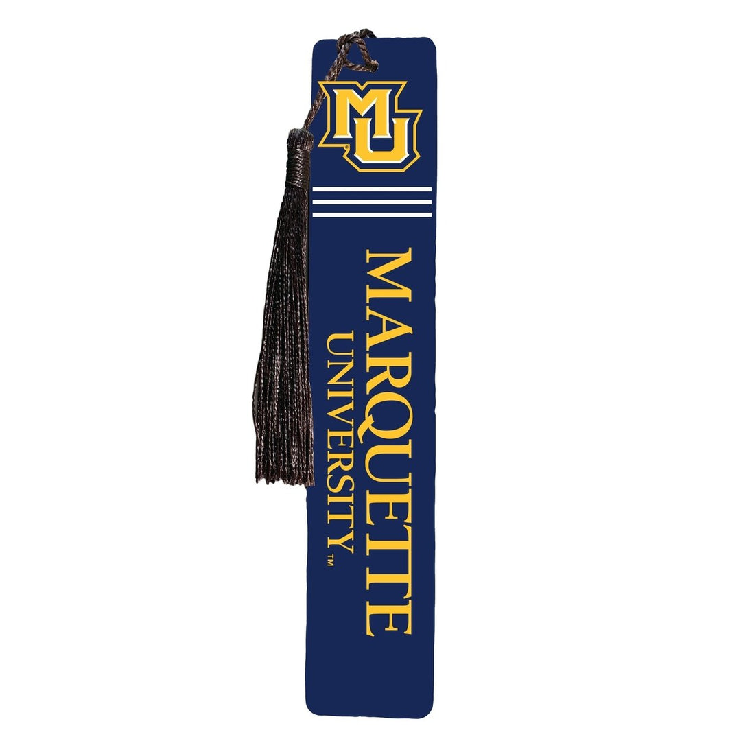 Marquette Golden Eagles Wooden Bookmark with Tassel Officially Licensed Collegiate Product Image 1