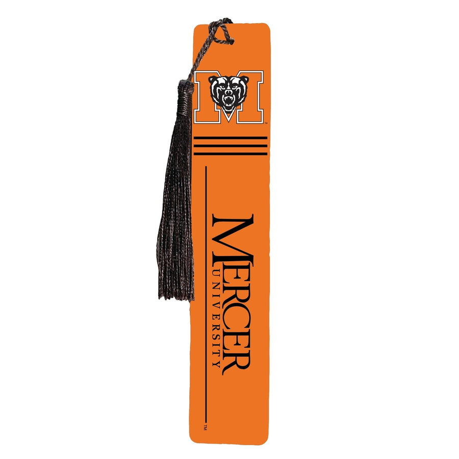 Mercer University Wooden Bookmark with Tassel Officially Licensed Collegiate Product Image 1