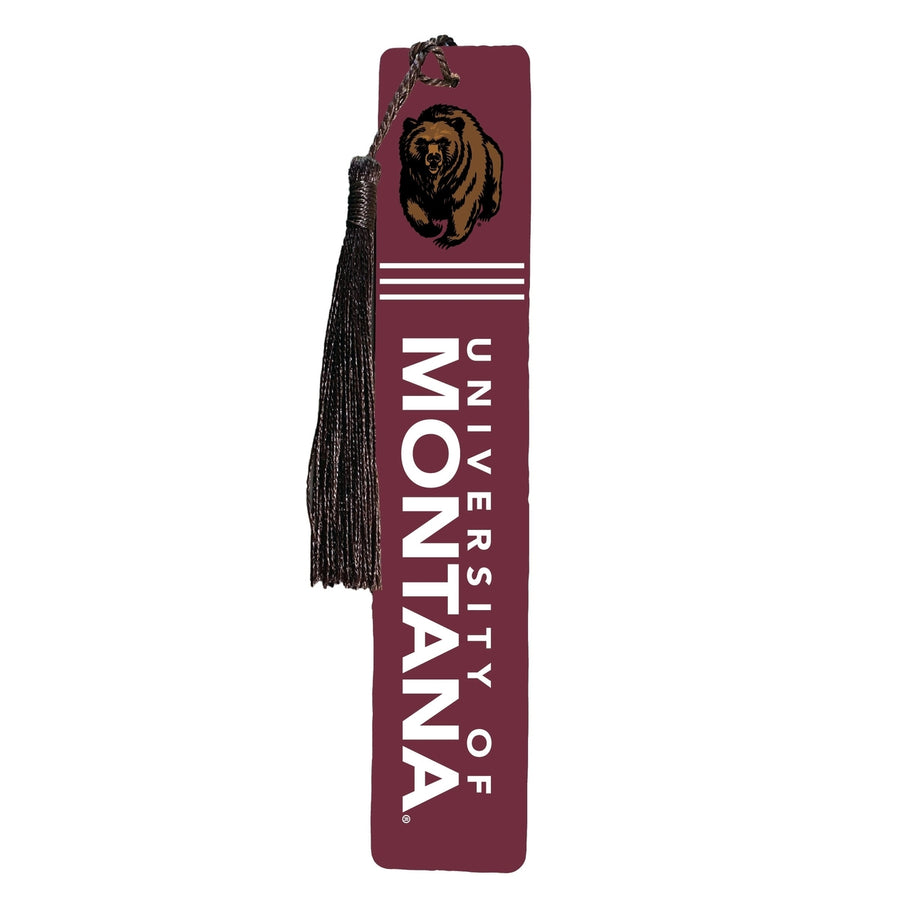 Montana University Wooden Bookmark with Tassel Officially Licensed Collegiate Product Image 1