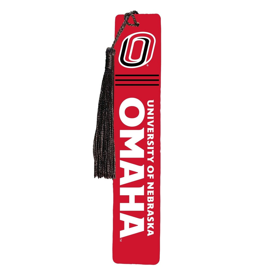 Nebraska at Omaha Wooden Bookmark with Tassel Officially Licensed Collegiate Product Image 1