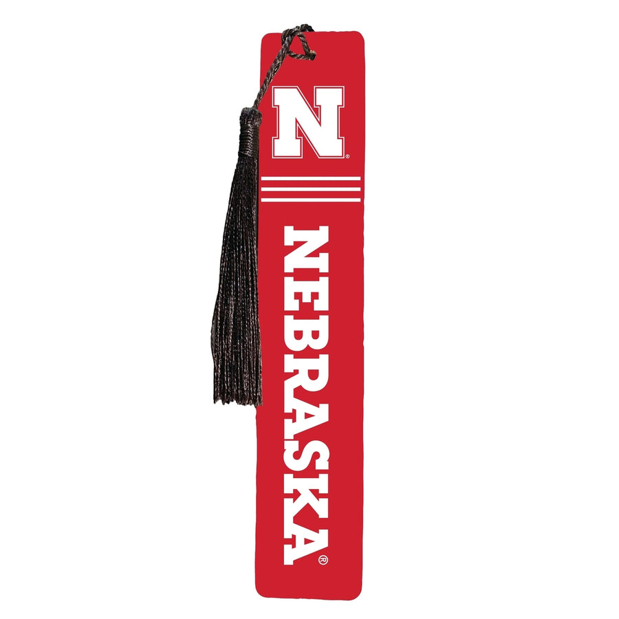 Nebraska Cornhuskers Wooden Bookmark with Tassel Officially Licensed Collegiate Product Image 1