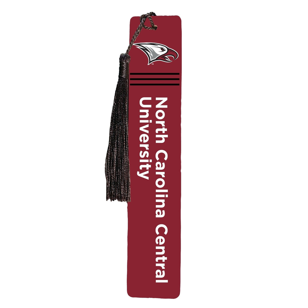 North Carolina Central Eagles Wooden Bookmark with Tassel Officially Licensed Collegiate Product Image 1