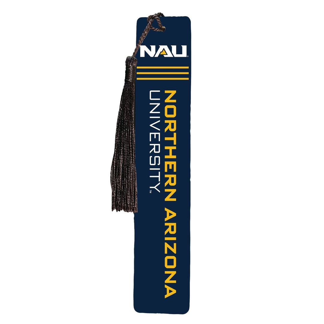 Northern Arizona University Wooden Bookmark with Tassel Officially Licensed Collegiate Product Image 1