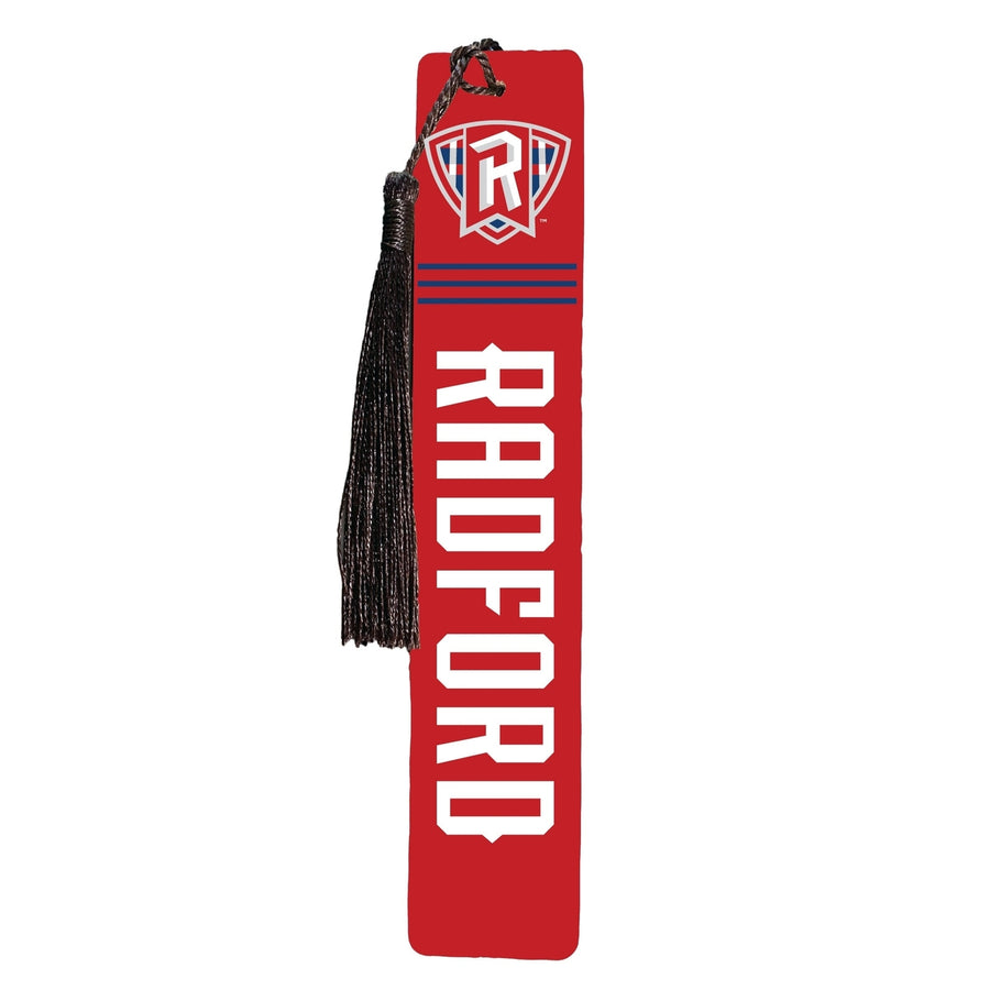 Radford University Highlanders Wooden Bookmark with Tassel Officially Licensed Collegiate Product Image 1