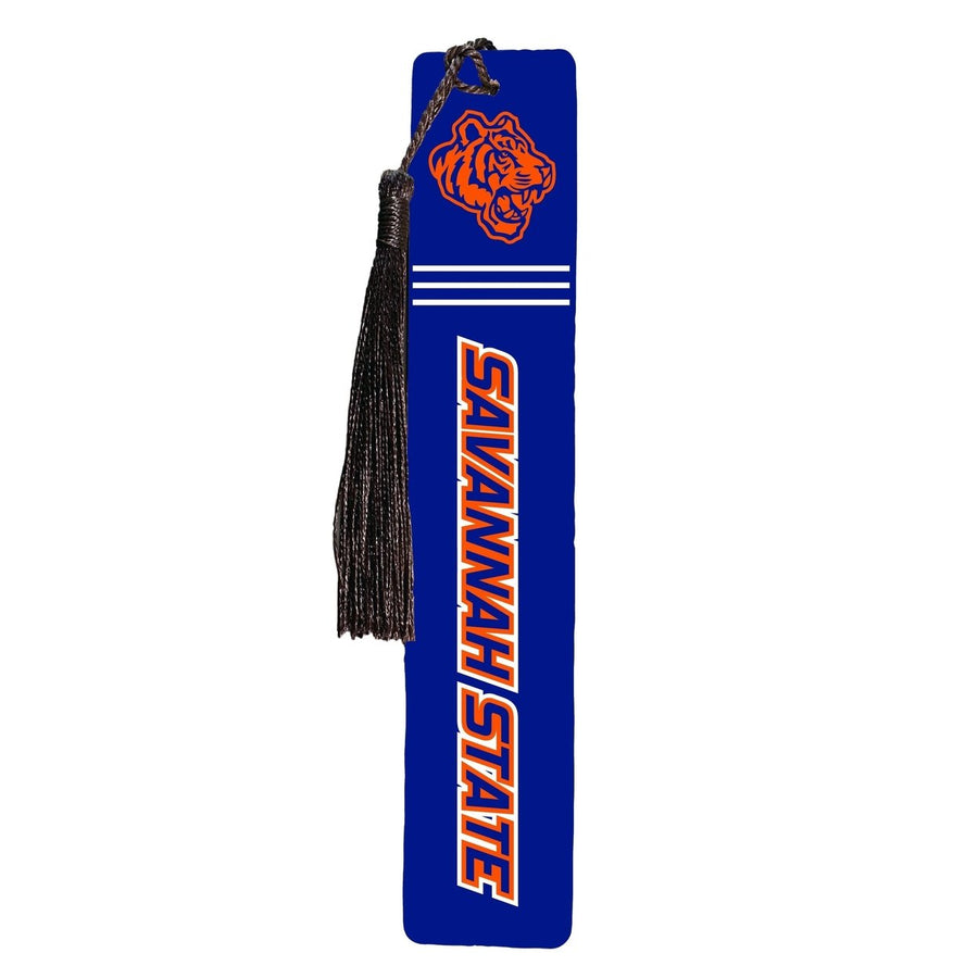 Savannah State University Wooden Bookmark with Tassel Officially Licensed Collegiate Product Image 1