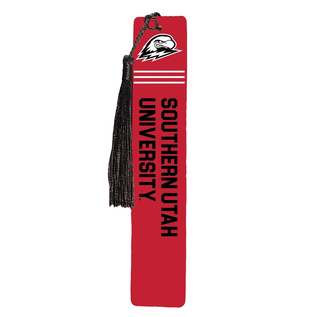 Southern Utah University Wooden Bookmark with Tassel Officially Licensed Collegiate Product Image 1