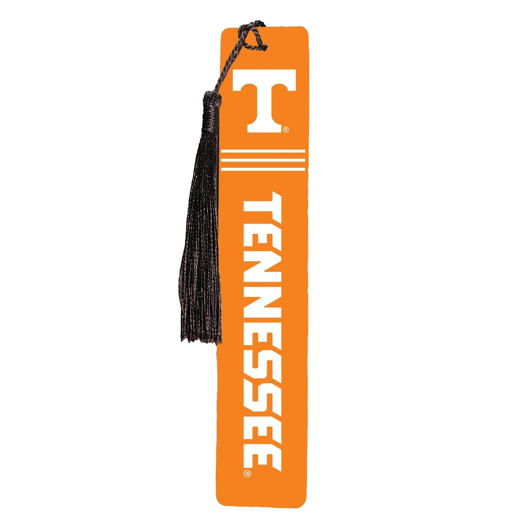 Tennessee Knoxville Volunteers Wooden Bookmark with Tassel Officially Licensed Collegiate Product Image 1