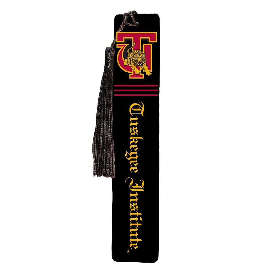 Tuskegee University Wooden Bookmark with Tassel Officially Licensed Collegiate Product Image 1