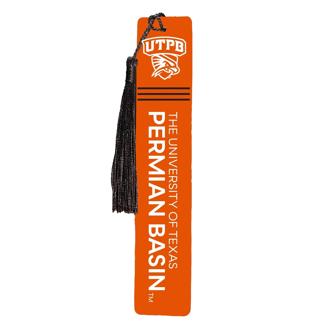 University of Texas of the Permian Basin Wooden Bookmark with Tassel Officially Licensed Collegiate Product Image 1