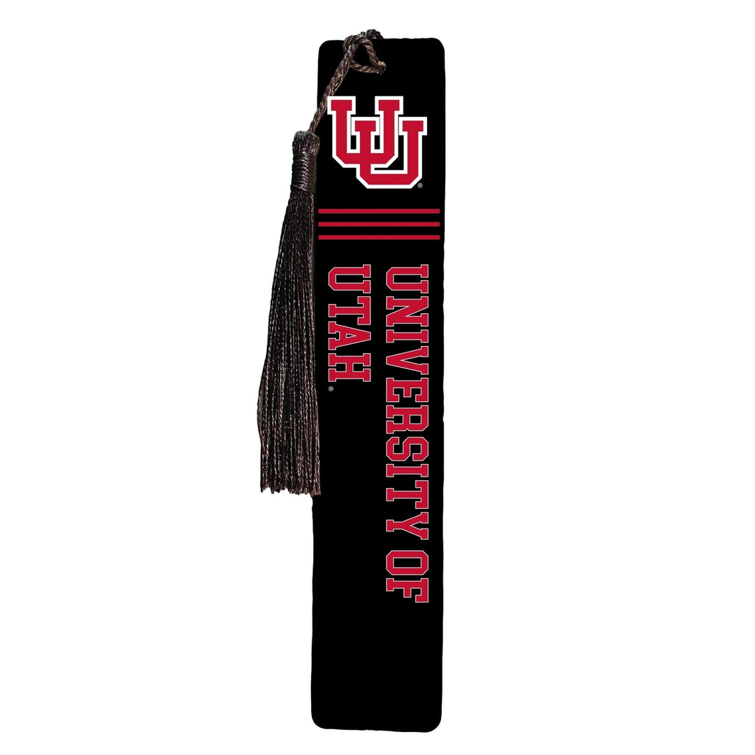 Utah Utes Wooden Bookmark with Tassel Officially Licensed Collegiate Product Image 1