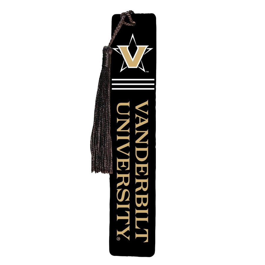 Vanderbilt University Wooden Bookmark with Tassel Officially Licensed Collegiate Product Image 1